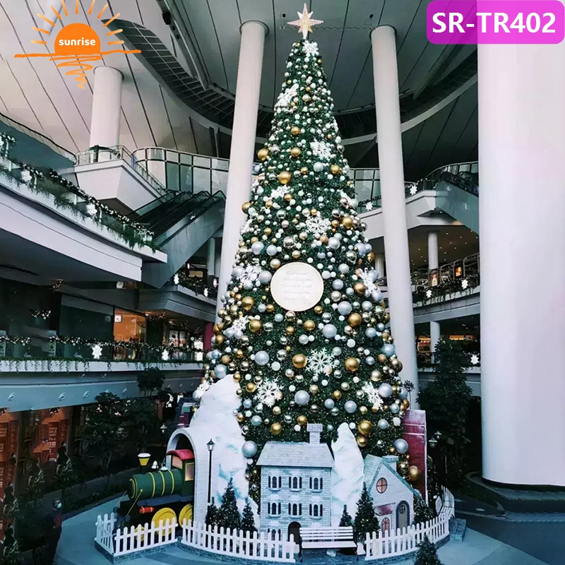 Large-scale Commercial Outdoor Luxury New Year Decoration LED Smart Music Programmable Christmas Tree Party Holiday Supplies
