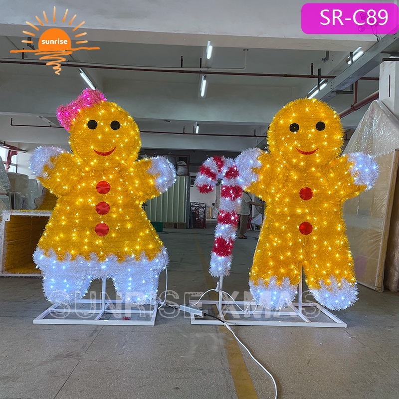 New Style 40cm 60cm 80cm Metal Christmas Gift Box for Shopping Center Decoration Indoor and Outdoor