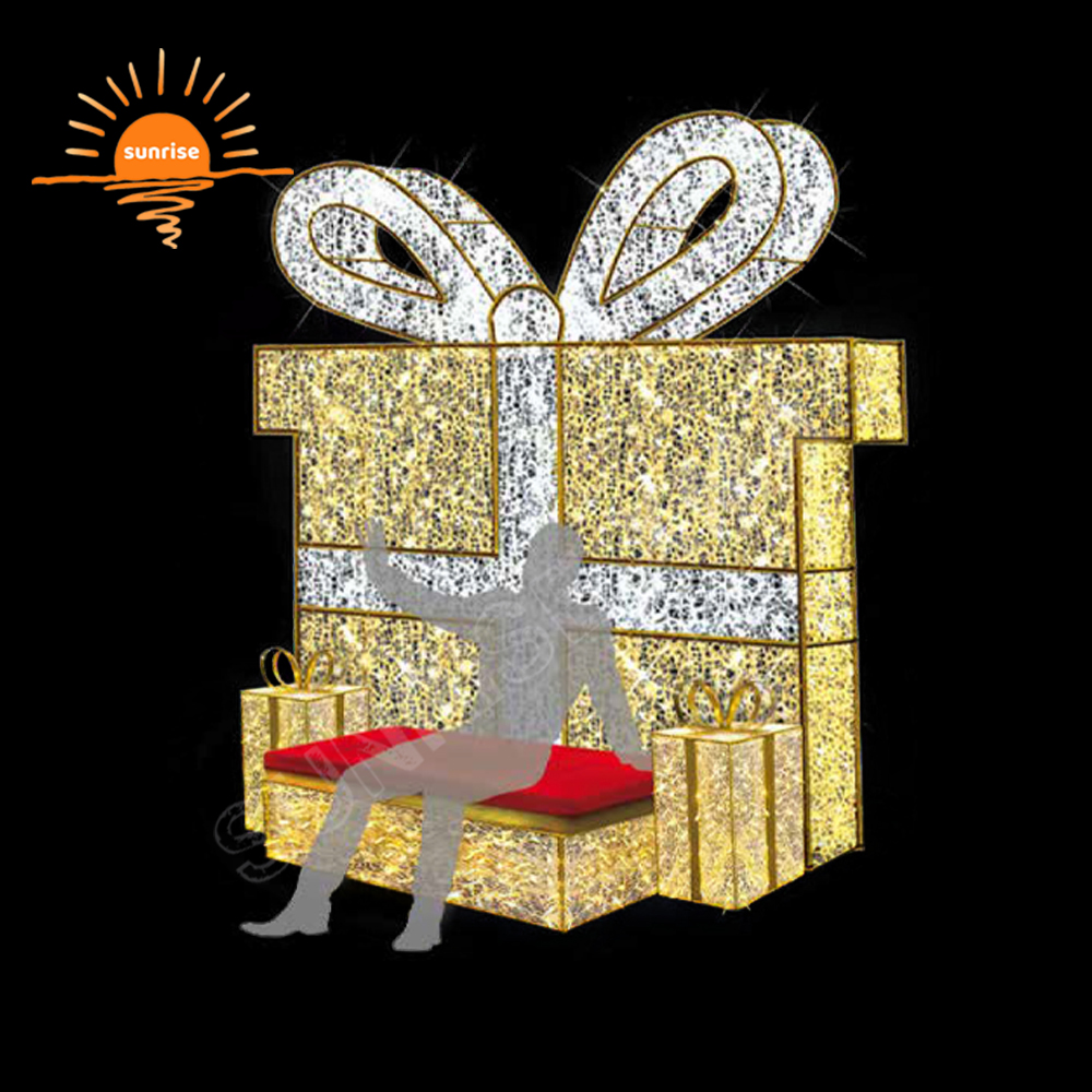 Outdoor Christmas Ornament Commercial Led Lighted Standing Walk Through Christmas Arch Large Outdoor Christmas Decoration