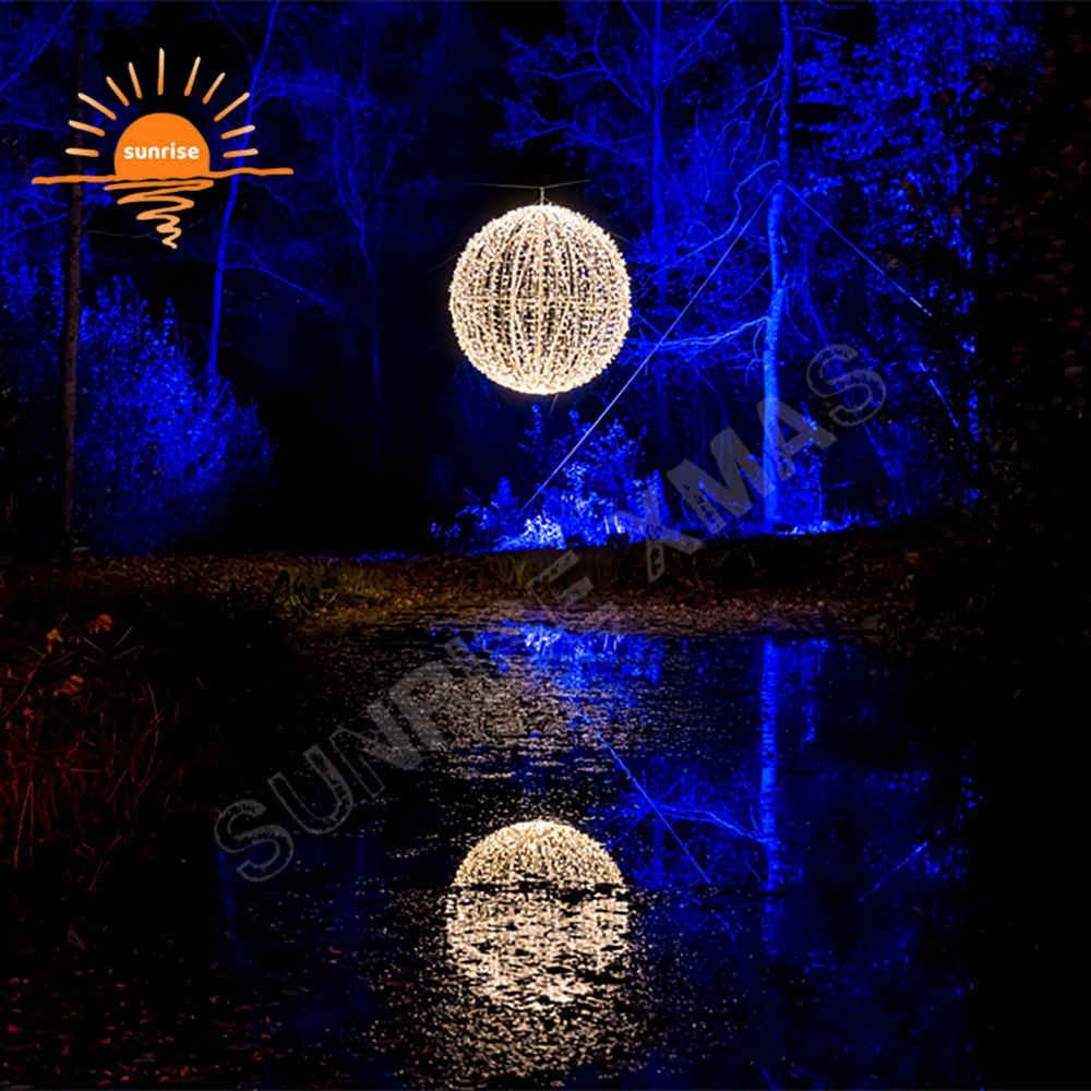 Outdoor Waterproof Park Led Building Blocks Motif Decorative Christmas Illuminated Large Rubik