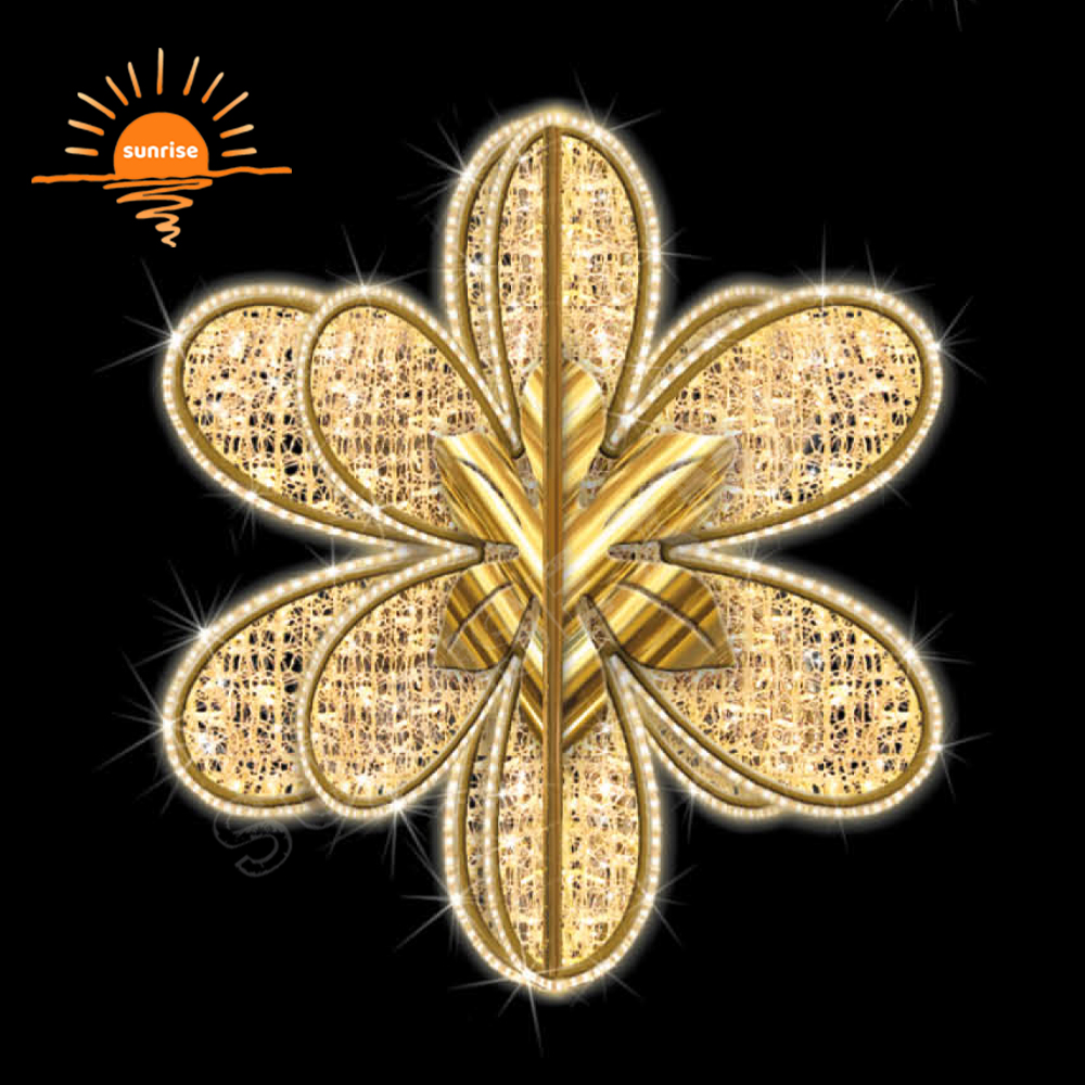 4ft 5ft 6ft 8ft 10ft  Commercial large led light show Christmas hanging star motif decoration for shopping mall