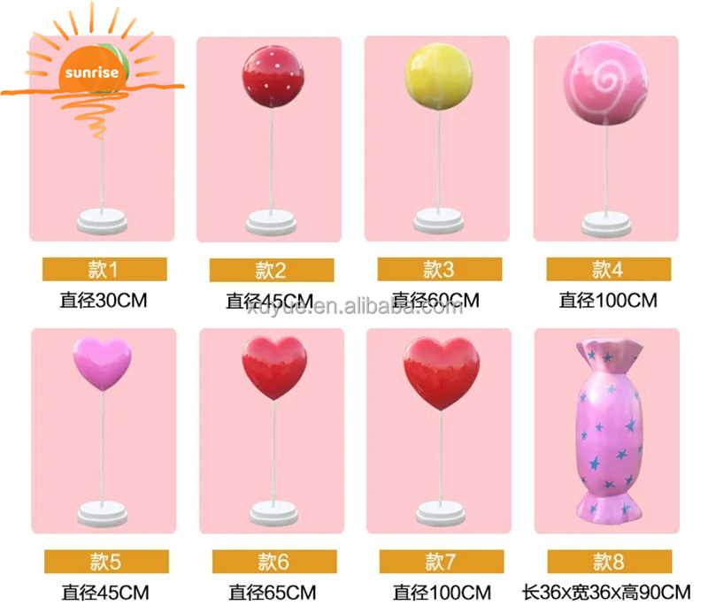 Support Customized Life Size/large Resin Fiberglass Hot air Balloon Sculpture Statue Christmas Decorations