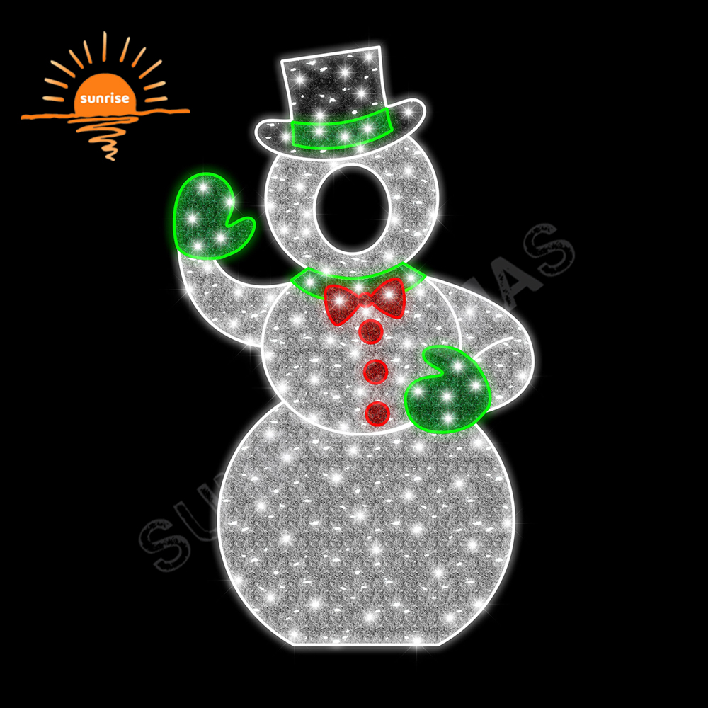 Xmas  photo frame theme lighting customization outdoor Christmas use IP65 landscape LED photo ops light show in stock