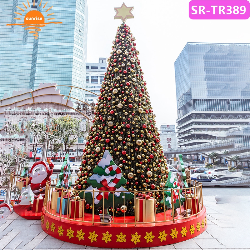 2023 Commercial Luxury New Year Decoration LED Smart Music Christmas Tree Party Holiday Supplies Wholesale