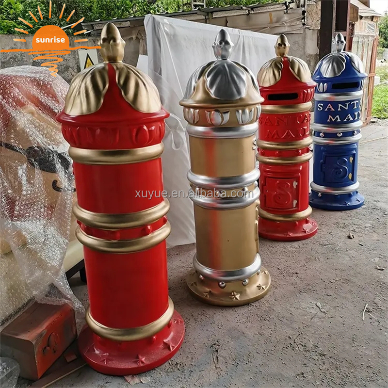 Handmade Lifesize Resin Lollipop Sculptures Large Colorful Fiberglass Candy Cane for Christmas Decoration